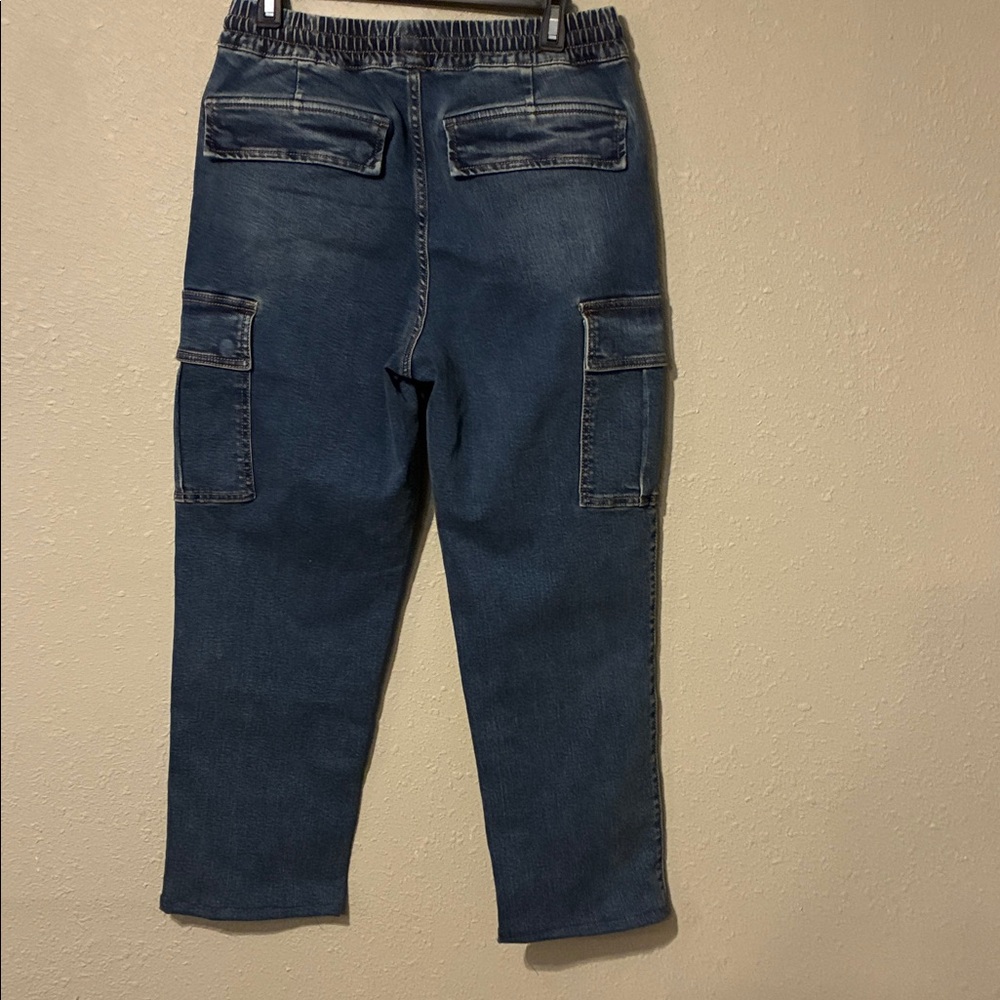 Blue Cargo Pants